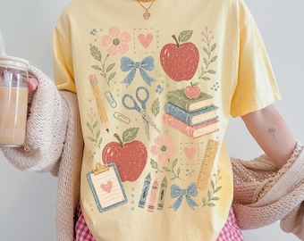 Retro Vintage Teacher Shirt, Distressed Teacher Tee, School Teacher Gift, Homeschool Mom Shirt, Teacher Life T Shirt