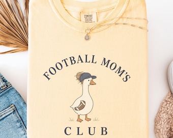 Goose Football Mom Shirt, Sideline Mom Tee, Football Mama Gift, Sports Mom T Shirt, Fall Football Shirt, Team Spirit Mom Tee