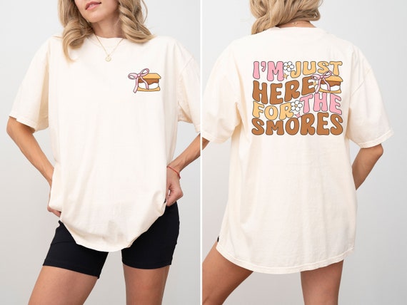 comfort colors camping shirt, smores shirt, smores lover, camp tshirt, camping tshirt, funny camping shirt