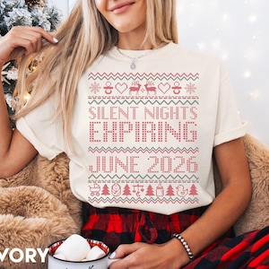 Custom Christmas Pregnancy Announcement Shirt, New Mom Baby Reveal, Baby Shower Gift, Comfort Colors Tee, Holiday party pregnant shirt