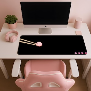 寿司カービー、かわいいカービーマウスパッド、かわいいカービー、カスタムマウスパッド、美しいデスクマット、XXLデスクマット、かわいいマウスパッド、かわいいデスクマット、カービー