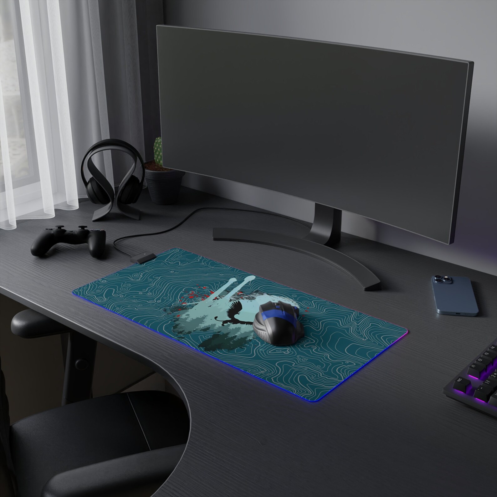 Path of the White Wolf: Unfurl Your Destiny With This Witcher Mousepad ...