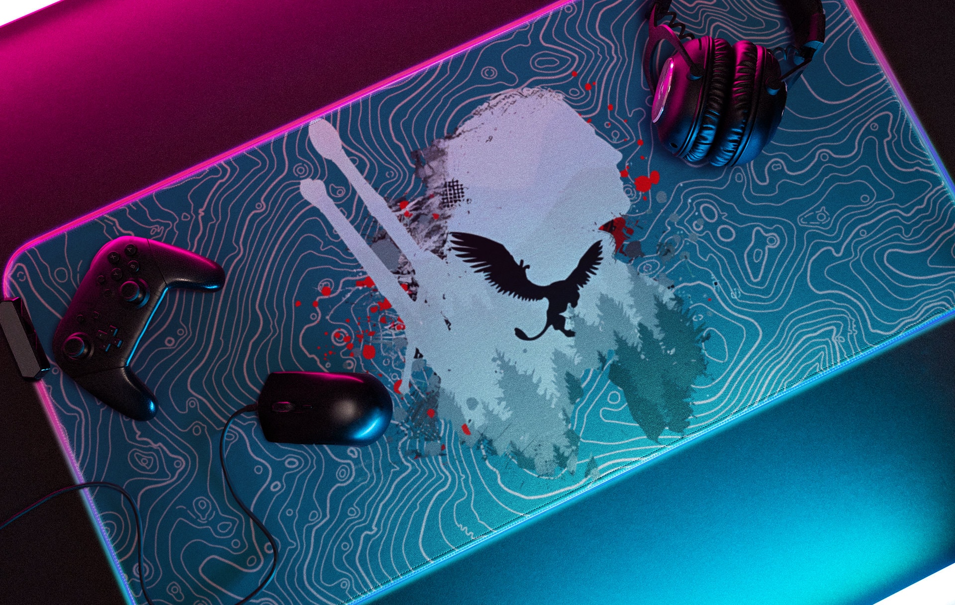 Path of the White Wolf: Unfurl Your Destiny With This Witcher Mousepad ...