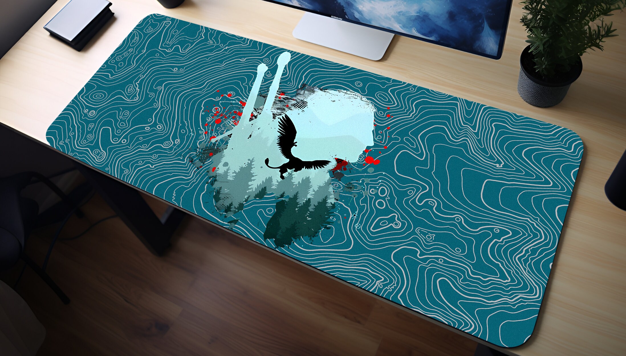 Path of the White Wolf: Unfurl Your Destiny With This Witcher Mousepad ...