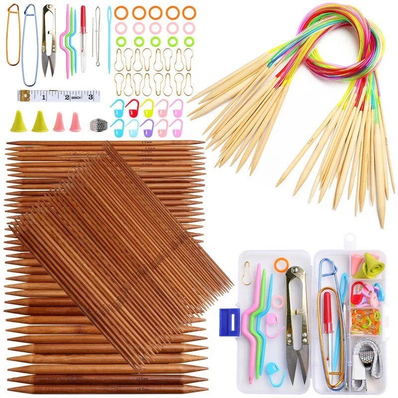 Drops 5 Inches Interchangeable Knitting Needles Set Metal Size  Us4-us11/3.5mm-8.00mm Drops Classic Interchangeable Needle Set 