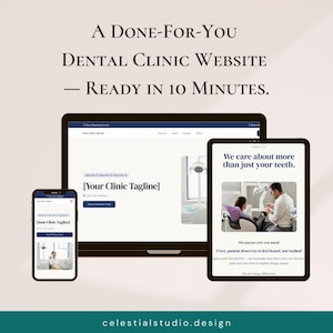 Zahnpraxis Website Template - Weiter.js + Tailwind