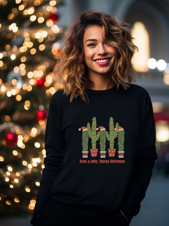 Christmas cactus jumper cheap