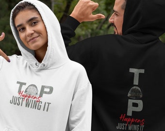 Tap Happens Just Wing It Unisex Hoodie, tap dancer hoodie, sweatshirt for tap dancer, shirt for tapper, tap teacher t-shirt, tap dance shirt