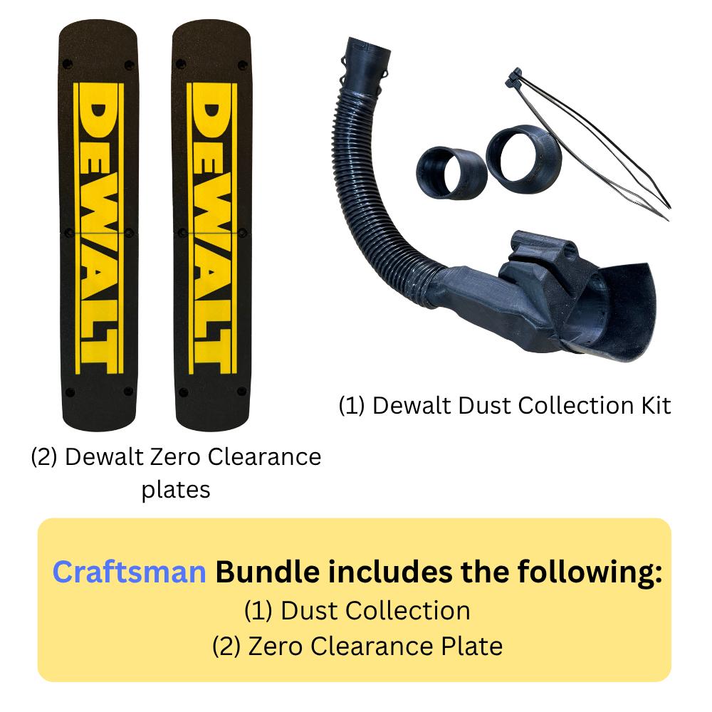 Mitre Saw Dust Duct Replacement – Compatible With DW715, DHS716AB, DHS716AT2, DHS716T2 – N142065 Dust Collection Port, Black