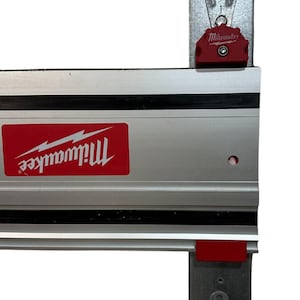 Soporte de pared para riel guía de sierra de riel - compatible con Milwaukee Dewalt Festool Makita