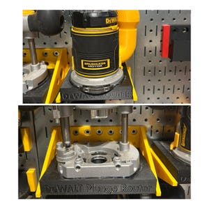 Pegboard Router Wall Control Pegboard Accessories Tool Storage Dewalt - Etsy