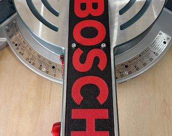 Bosch GCM12SD Zero Clearance Insert Custom Throat Plate Clean Cut Dust Control Miter Saw Workshop Upgrade