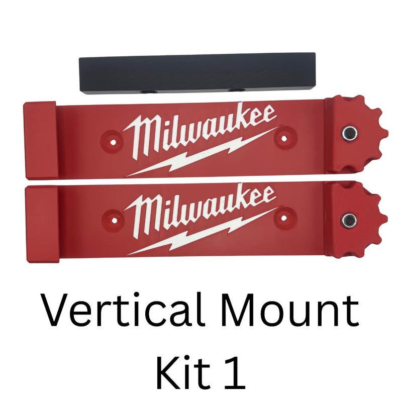 Track Saw Guide Rail Wall Mount Manufactured by and Compatible with Milwaukee Festool Kreg Dewalt Rail Storage Organizer image 11