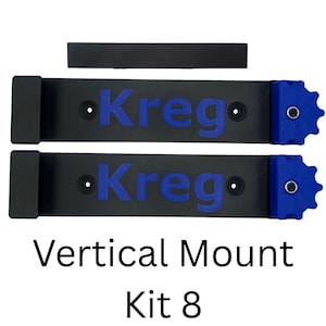 Track Saw Guide Rail Wall Mount Manufactured by and Compatible with Milwaukee Festool Kreg Dewalt Rail Storage Organizer image 18