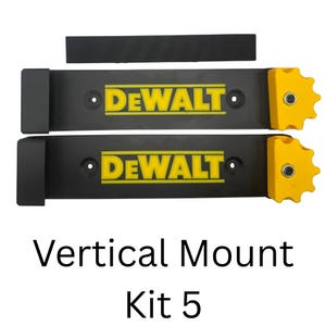Track Saw Guide Rail Wall Mount Manufactured by and Compatible with Milwaukee Festool Kreg Dewalt Rail Storage Organizer image 15