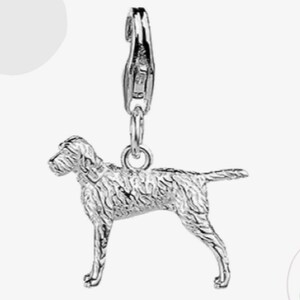 Vizsla Silver Charm - Sterling Silver Vizsla Pendant - Dog Lovers Jewellery