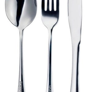 Personalised Stainless Steel Silver Cutlery Set