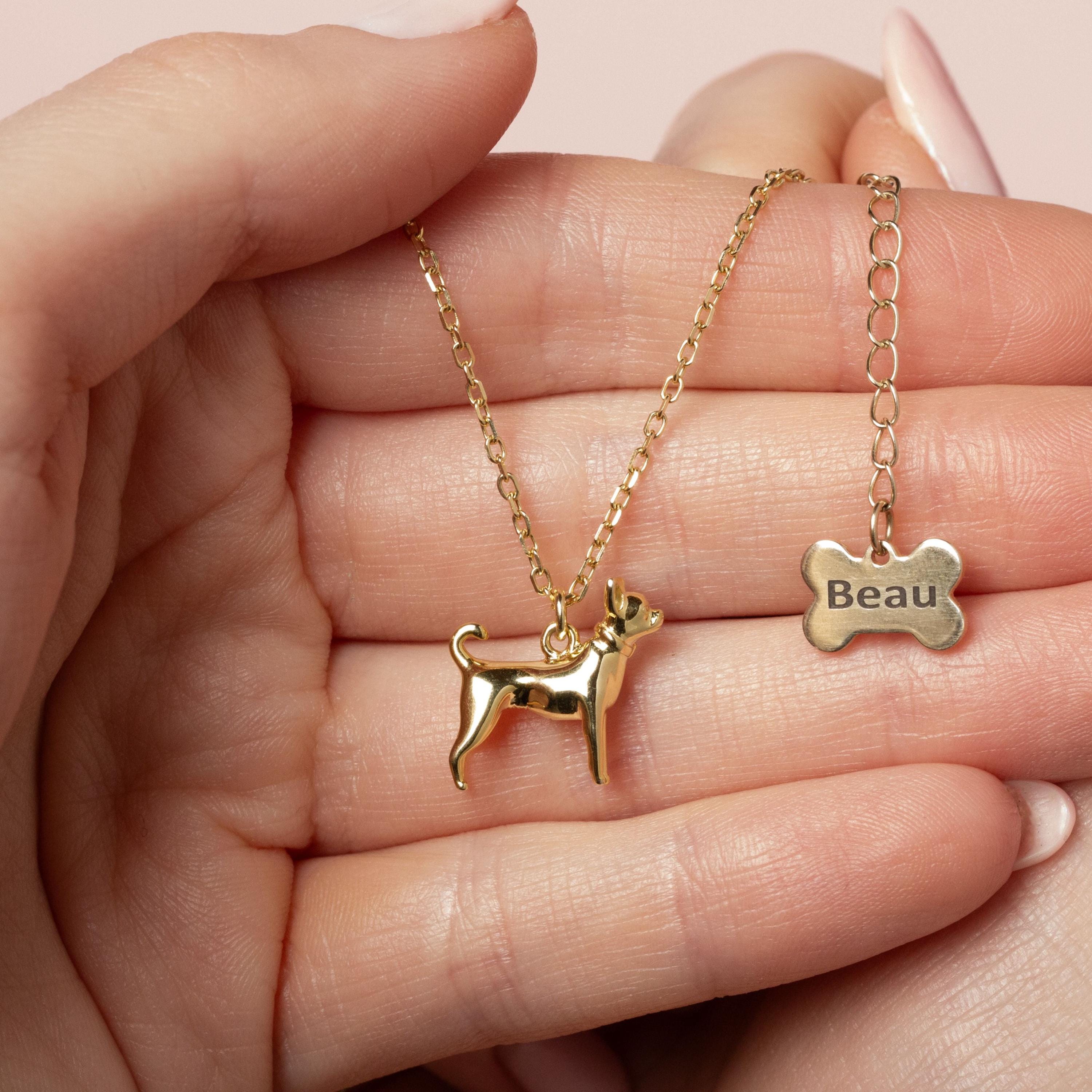 STONES STONE ZOO チワワ犬天然石　K18チェーンリング　美品 il_fullxfull.7308981015_5kjh.jpg