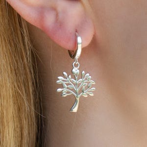 Sterling Silver Tree of Life Earrings - Unique Jewellery for Nature Lovers