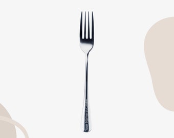 Personalised Silver Fork