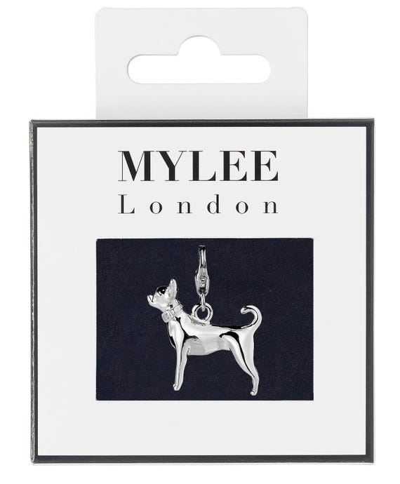 チワワチャーム - 犬好きのためのシルバーメッキジュエリー - Etsy 日本
