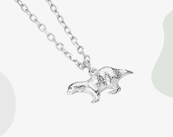 Ferret Silver Necklace