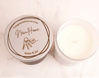 Personalised Housewarming Candle