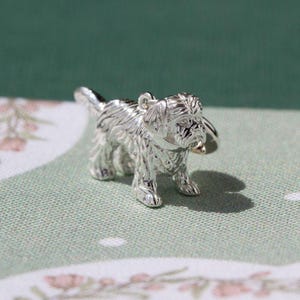 Dije de plata de Shih Tzu - Colgante de plata esterlina de Shih Tzu - Joyas para amantes de los perros