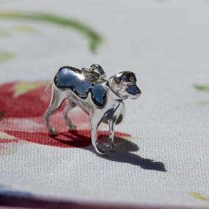 Labrador Silver Charm - Sterling Silver Labrador Pendant - Dog Lovers Jewellery