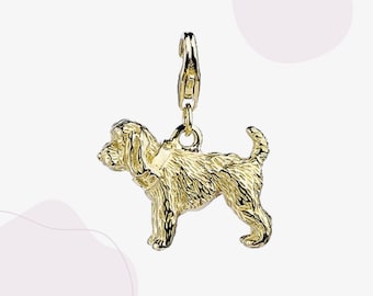 Cockapoo Gold Charm