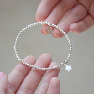 Personalised Star Bracelet - Sterling Silver