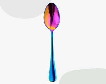 Personalised Rainbow Table Spoon