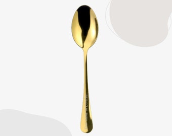 Personalised Gold Tea Spoon