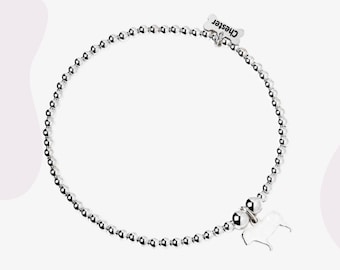 Bamoer 925 Sterling Silver Lovely Pet Series Barboncino Appeso Perline Bulldog Pendenti e Ciondoli per Le Donne Bracciale e Collana Gioielleria Raffinata Fai da Te  36