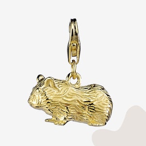 Guinea Pig Gold Charm