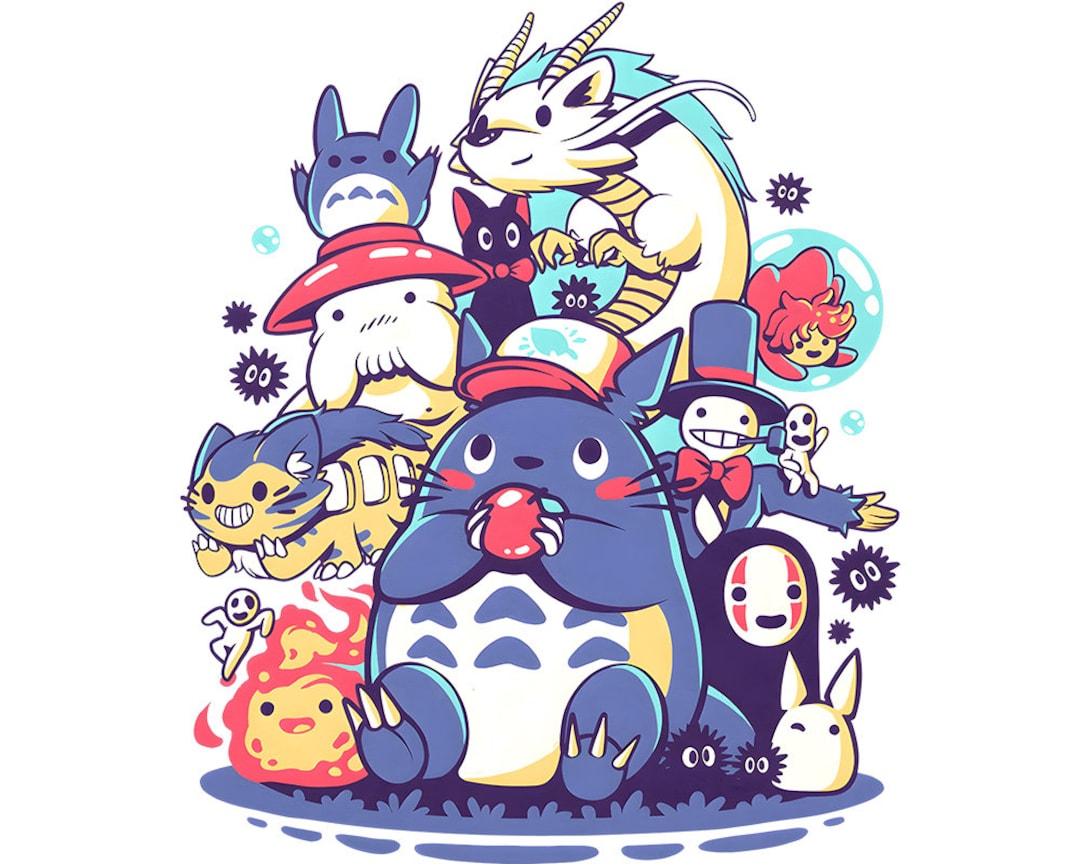 Ghibli Character PNG Files Studio Ghibli PNG Ghibli Png Etsy