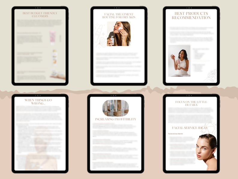 Beauty Business Manual, Beauty Therapist Business Starter Guide Ebook, Training Manual Educator