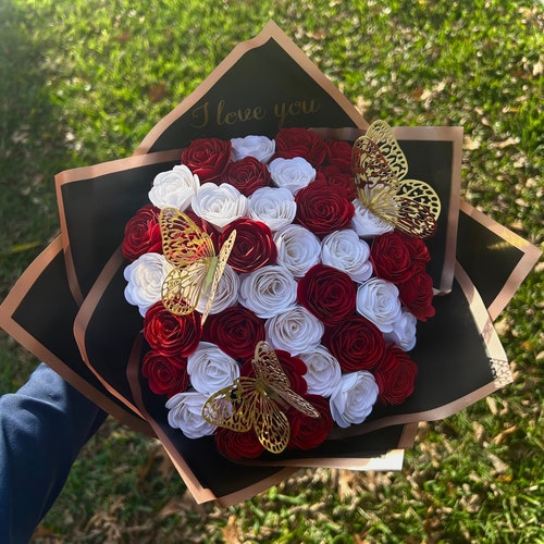 Eternal Rose Custom Gift Bouquet Ramo Buchón