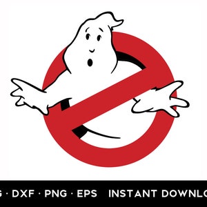 Ghostbusters SVG, Ghostbusters PNG, Ghostbusters Ghost Logo, Cricut Cut File, clipart, Dxf, Eps Instant Download High Quality