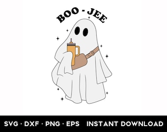Boo Jee SVG, Boo Jee Stanley Tumbler Inspired Ghost PNG, Boo Jee PNG, Sublimation Design,svg,printable,cricut,dtv