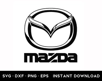 Mazda Car Logo, Png, Svg, Eps, Dxf, Cricut Cut File Instant