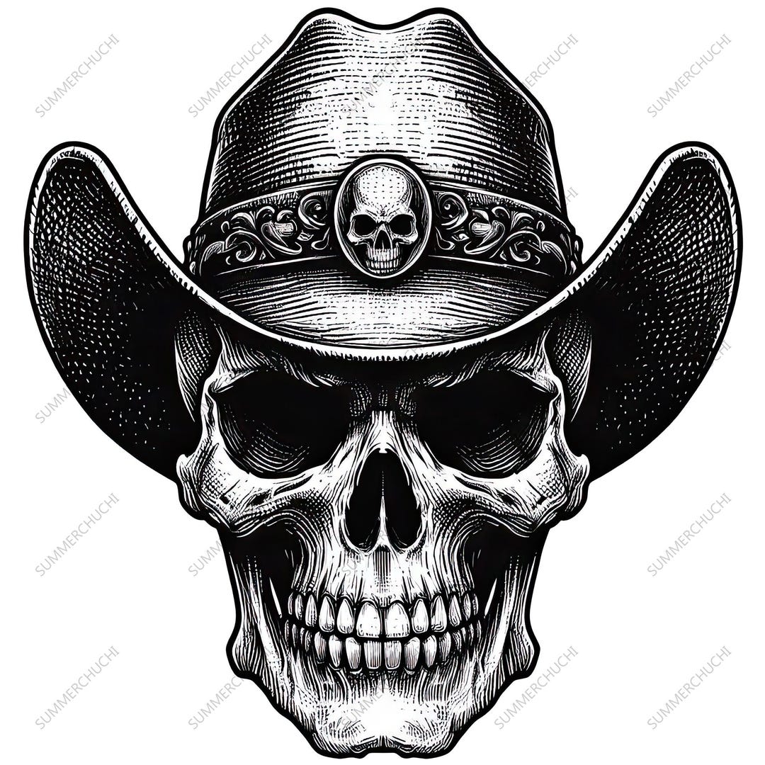 Tête de cow-boy western' T-shirt Homme