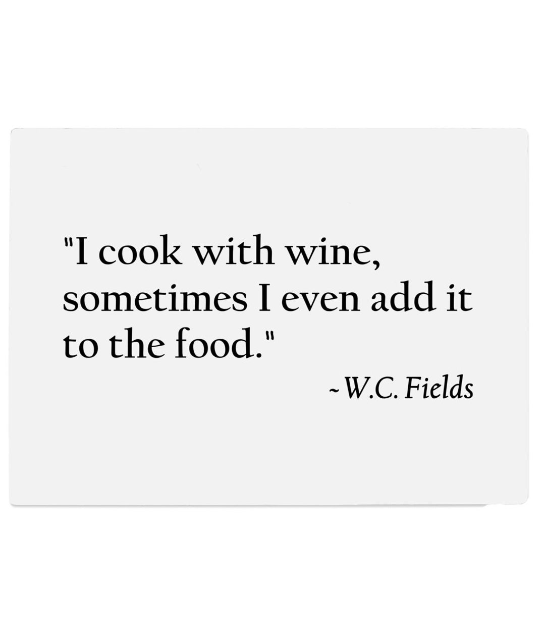 I Cook With Wine Tempered Glass Chopping Board Funny Quote Etsy