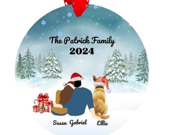 Personalized Family Christmas Ornament-Our first Christmas as a Family