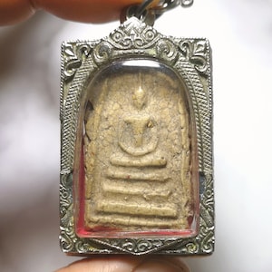 Phra somdej wat rakang pim Yai Bang Kunprom by sacred somdej toh Rare Thai Amulet Pendant Old Antique Lucky Charm, Case Amulet Pendant
