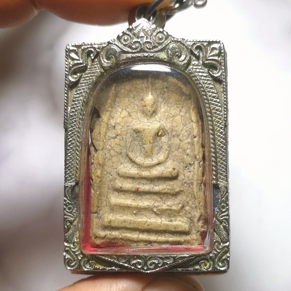 Phra somdej wat rakang pim Yai Bang Kunprom by Sacred somdej toh Rare pendentif amulette thaïlandaise ancien porte-bonheur antique, pendentif amulette de boîtier