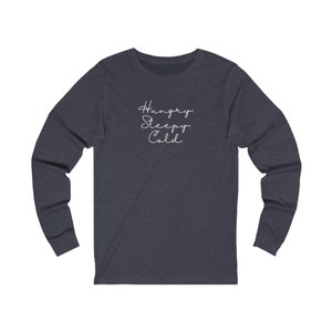 Hungry Sleep Kalt Unisex Jersey Langarm-T-Shirt