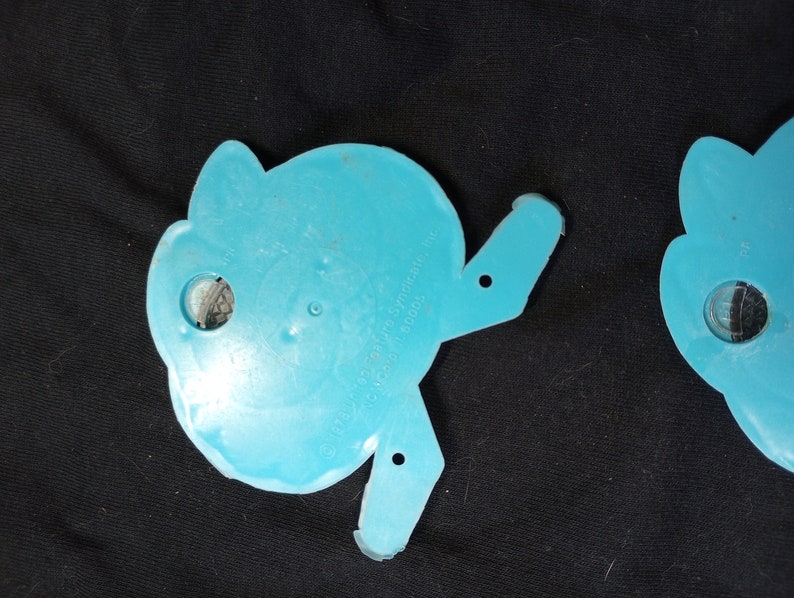 Vintage 1978 KELLOGG'S GARFIELD Cereal Blue Bike Spoke Reflectors Etsy