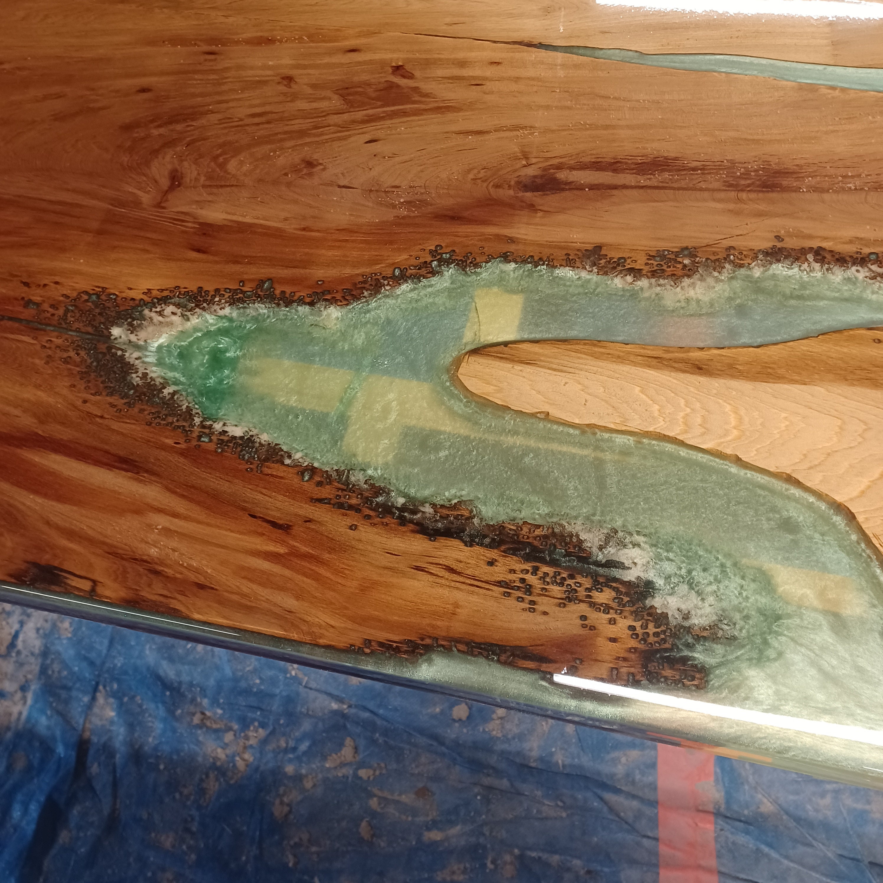 Epoxy Resin River Table - Etsy