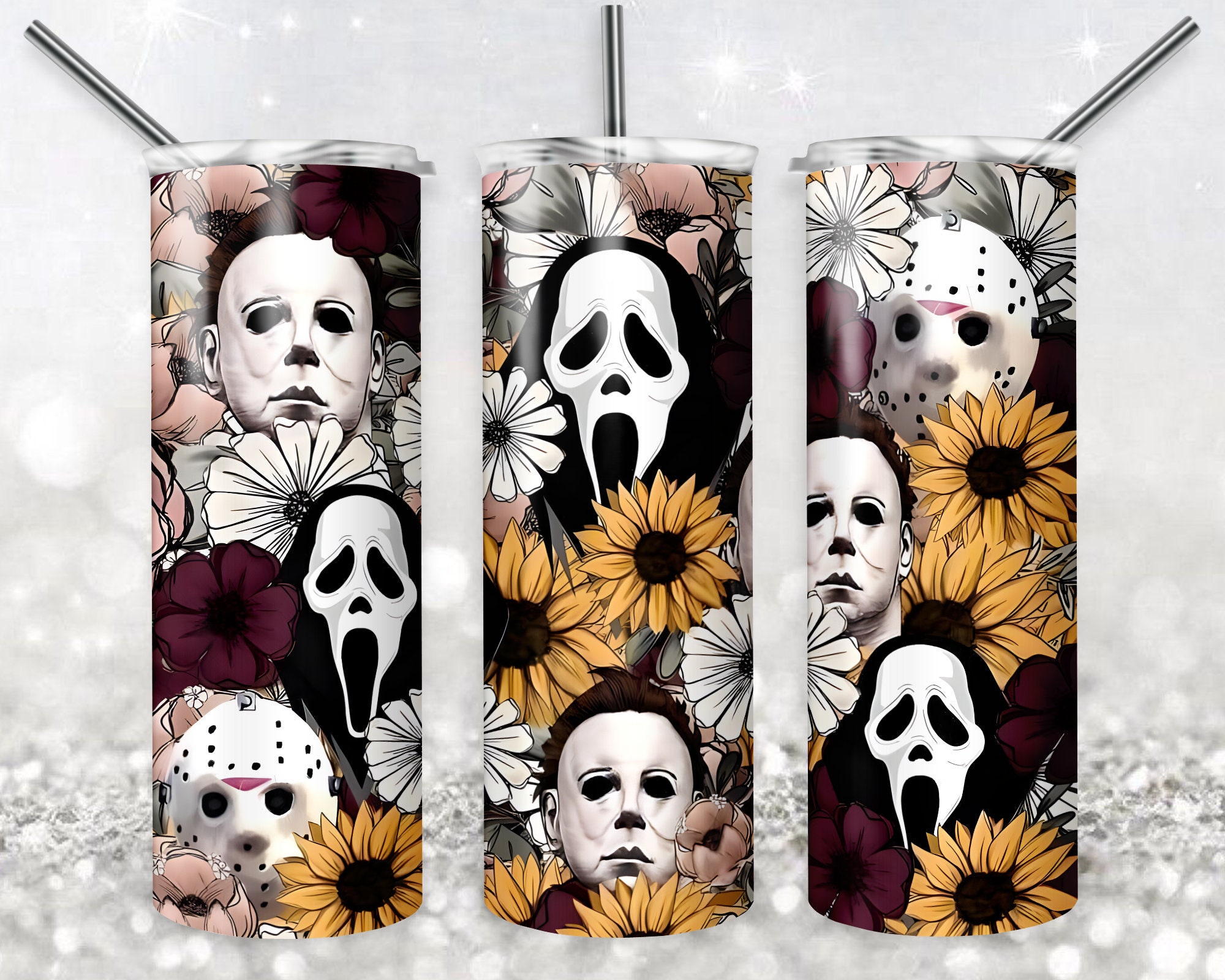 Horror Friends  Sublimation Tumbler Transfer – Griffin Expressions